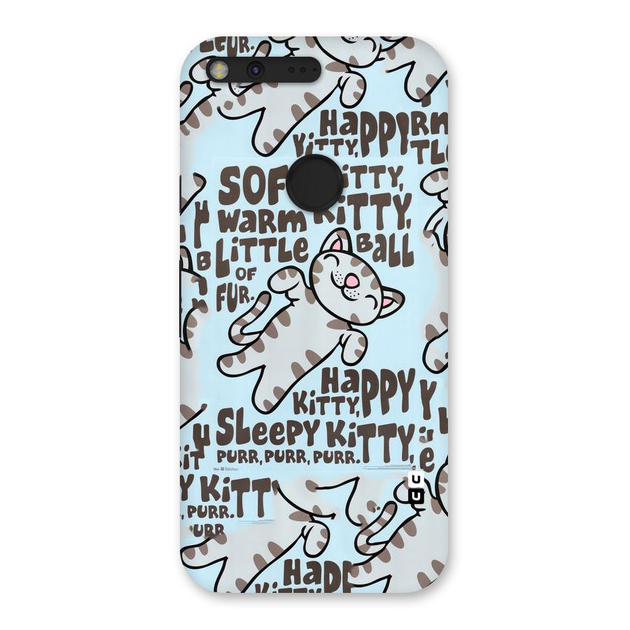 Kitty Pattern Back Case for Google Pixel XL