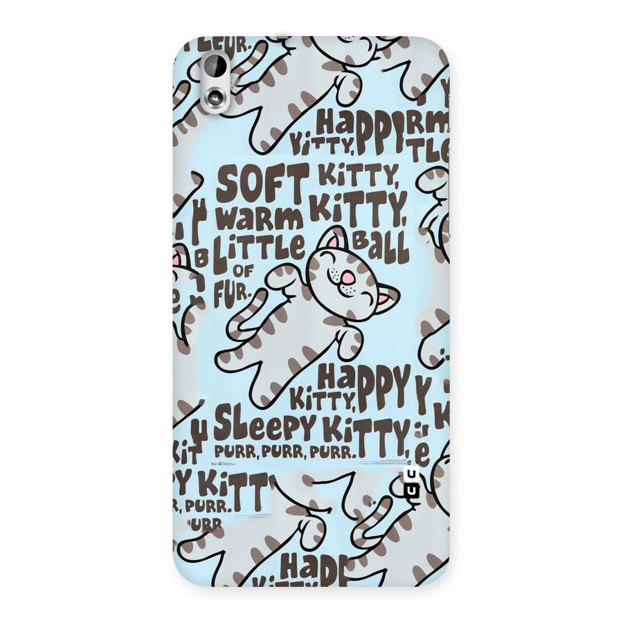 Kitty Pattern Back Case for HTC Desire 816
