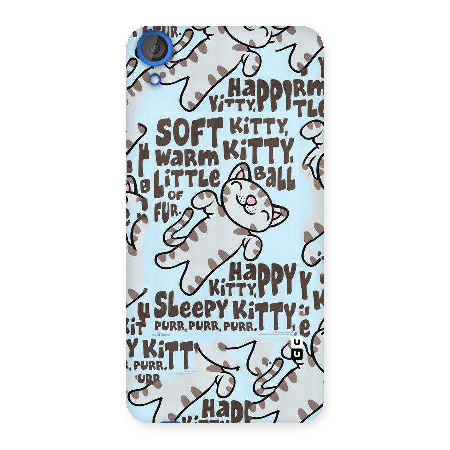 Kitty Pattern Back Case for HTC Desire 820