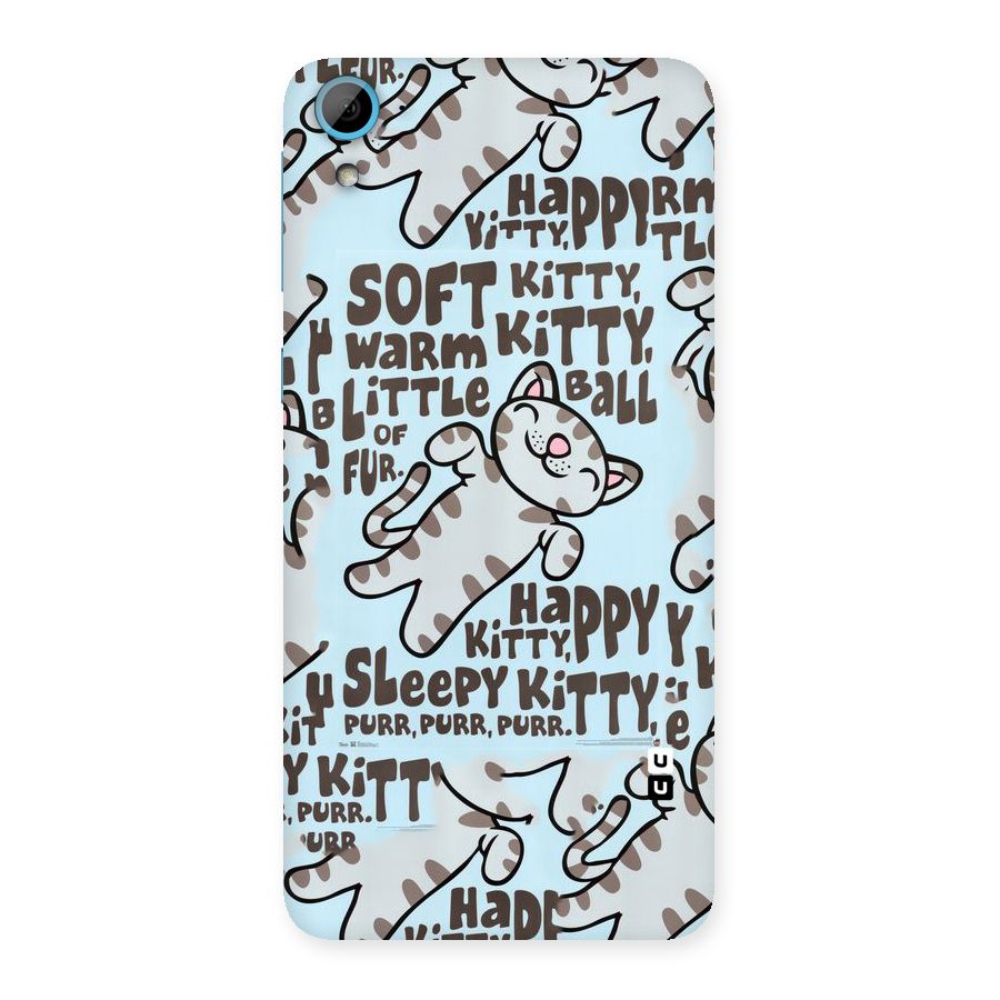 Kitty Pattern Back Case for HTC Desire 826