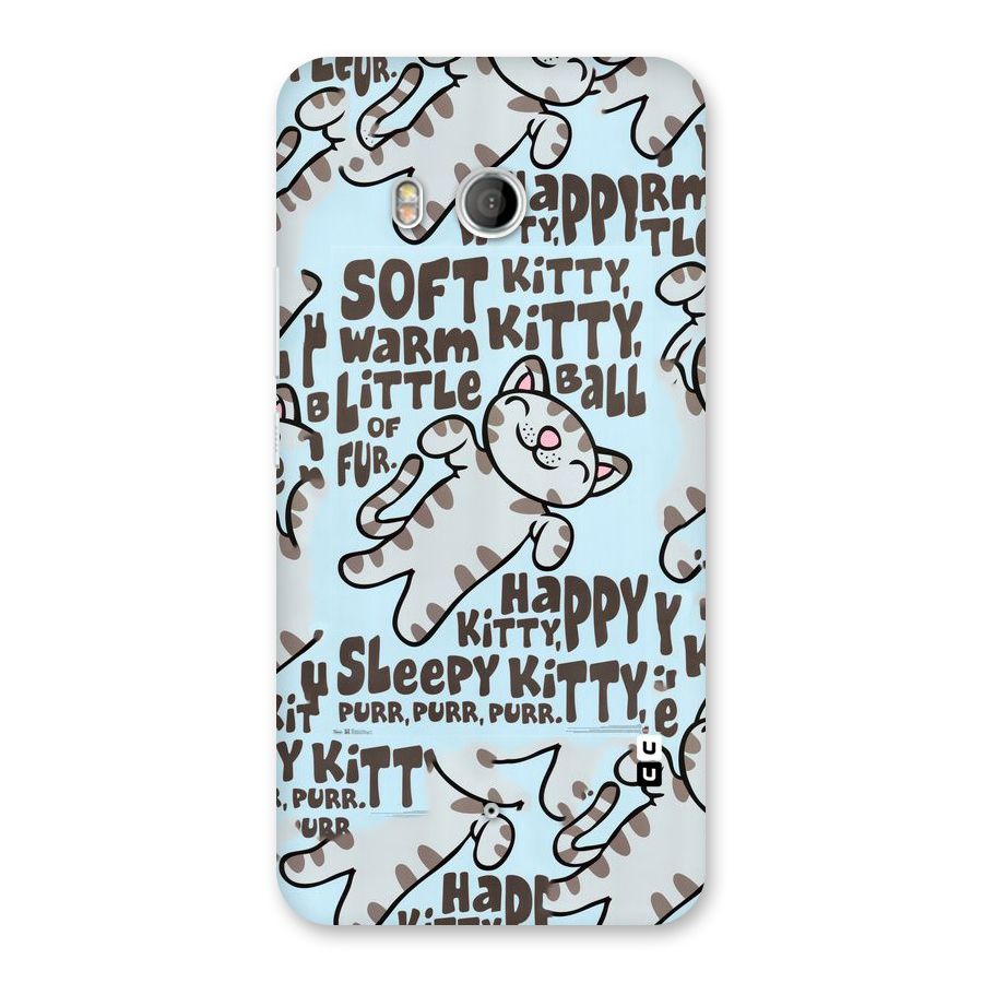 Kitty Pattern Back Case for HTC U11
