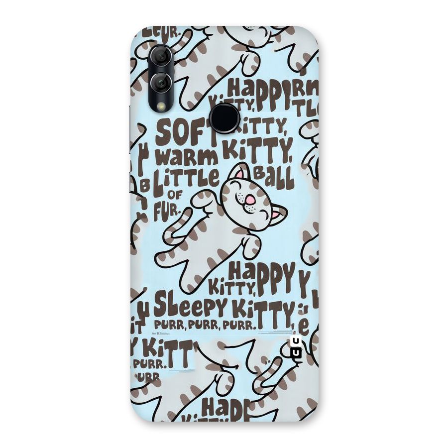 Kitty Pattern Back Case for Honor 10 Lite
