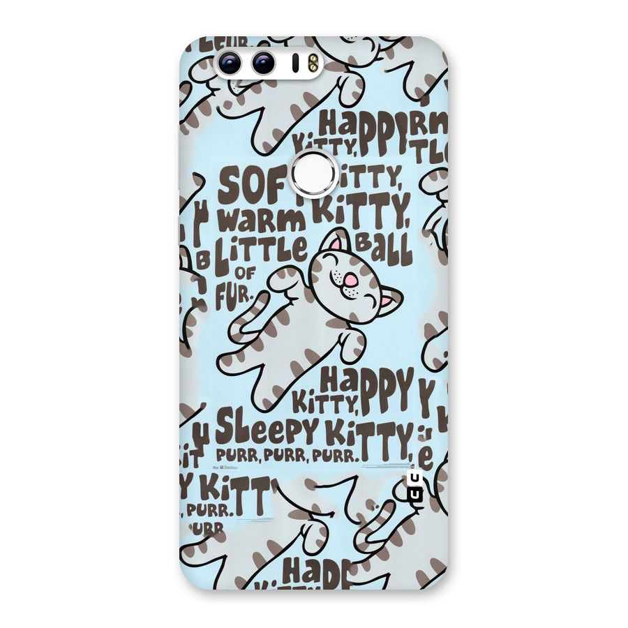 Kitty Pattern Back Case for Honor 8