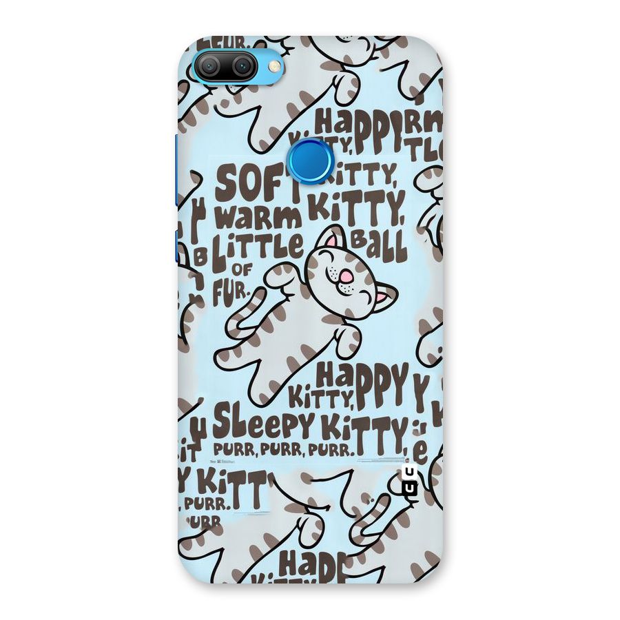 Kitty Pattern Back Case for Honor 9N