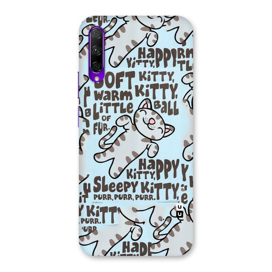 Kitty Pattern Back Case for Honor 9X Pro