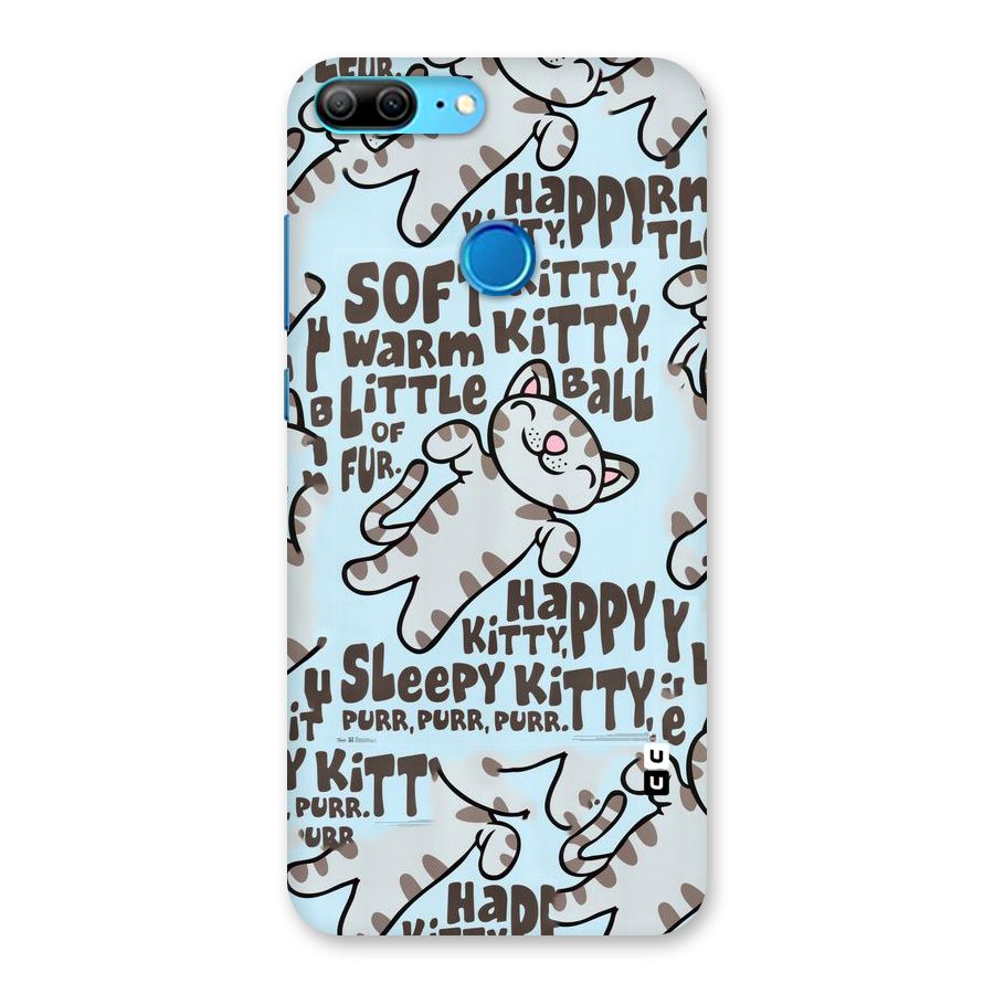 Kitty Pattern Back Case for Honor 9 Lite
