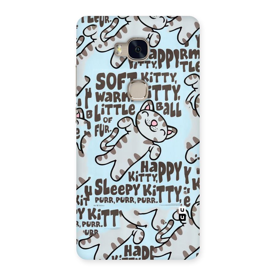 Kitty Pattern Back Case for Huawei Honor 5X