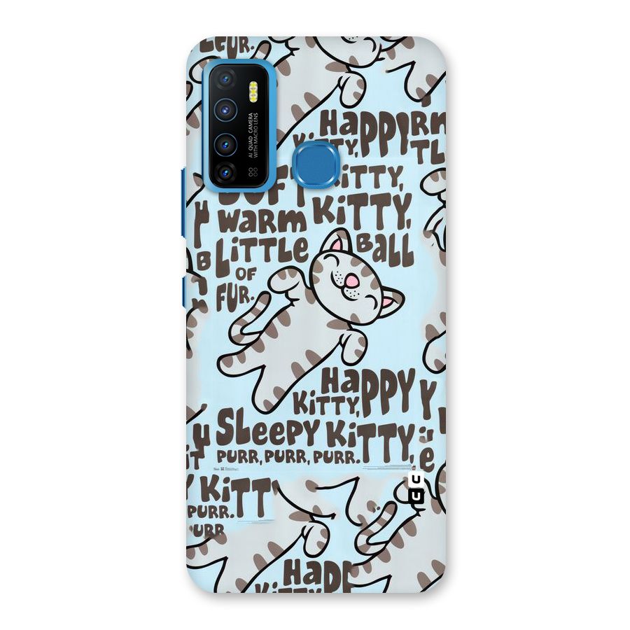 Kitty Pattern Back Case for Infinix Hot 9