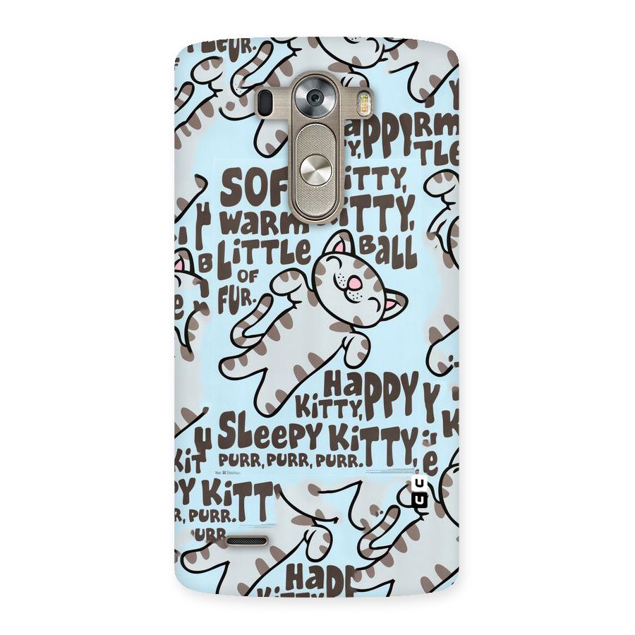 Kitty Pattern Back Case for LG G3