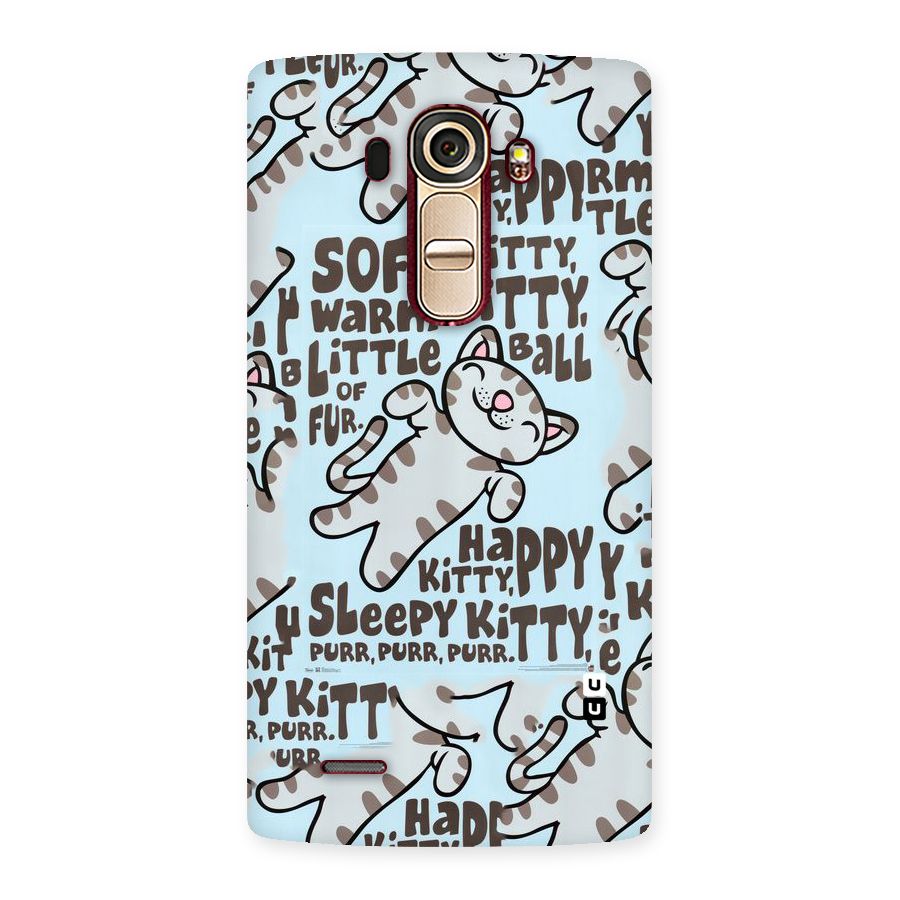 Kitty Pattern Back Case for LG G4