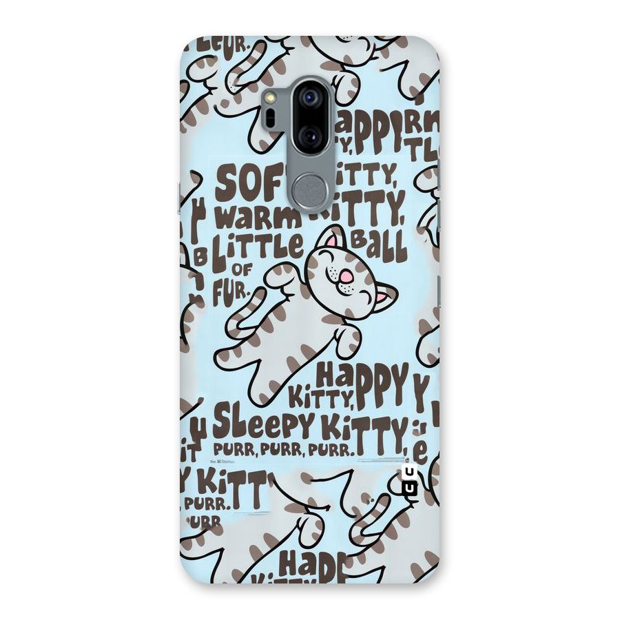 Kitty Pattern Back Case for LG G7