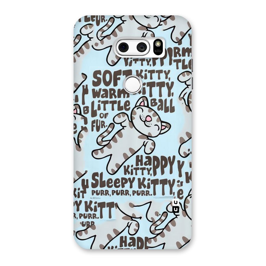 Kitty Pattern Back Case for LG V30