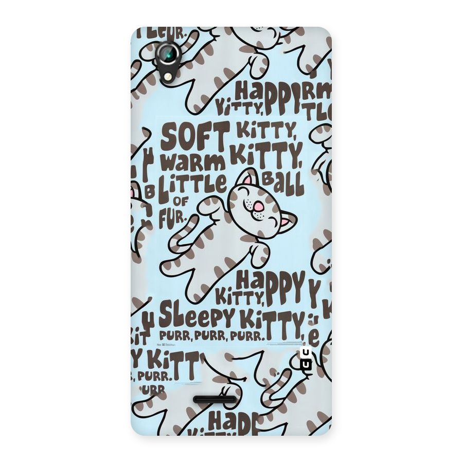 Kitty Pattern Back Case for Lava Iris 800