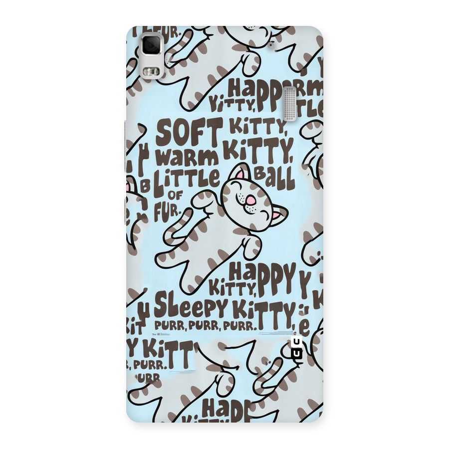 Kitty Pattern Back Case for Lenovo K3 Note