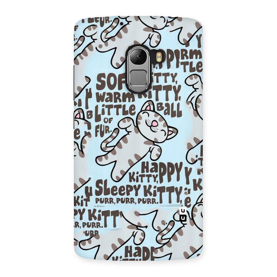 Kitty Pattern Back Case for Lenovo K4 Note