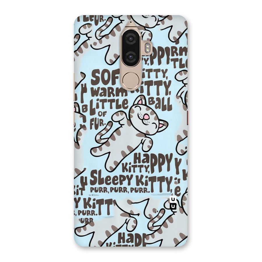 Kitty Pattern Back Case for Lenovo K8 Note