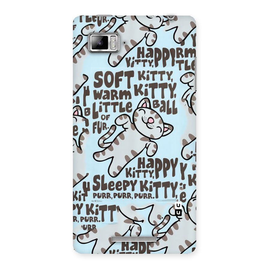 Kitty Pattern Back Case for Lenovo Vibe Z K910