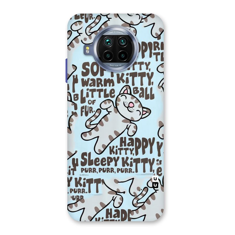 Kitty Pattern Back Case for Mi 10i