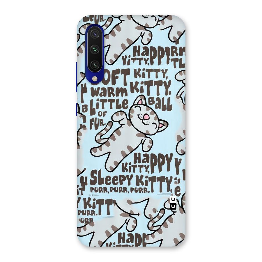 Kitty Pattern Back Case for Mi A3