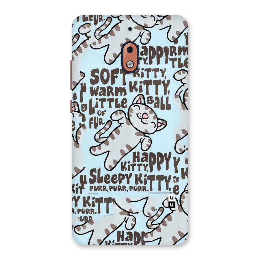 Kitty Pattern Back Case for Nokia 2.1