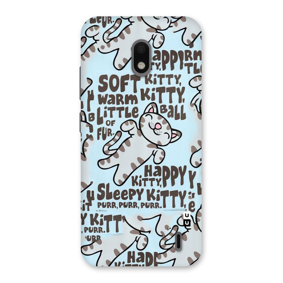 Kitty Pattern Back Case for Nokia 2.2