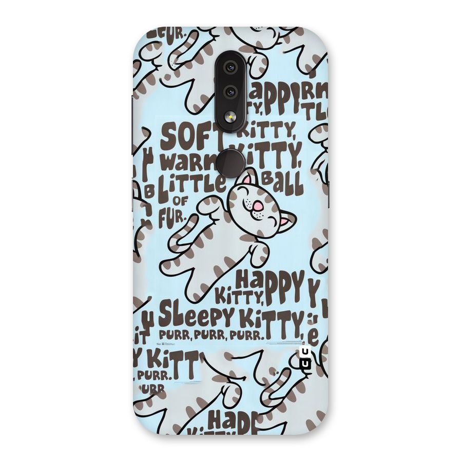 Kitty Pattern Back Case for Nokia 4.2