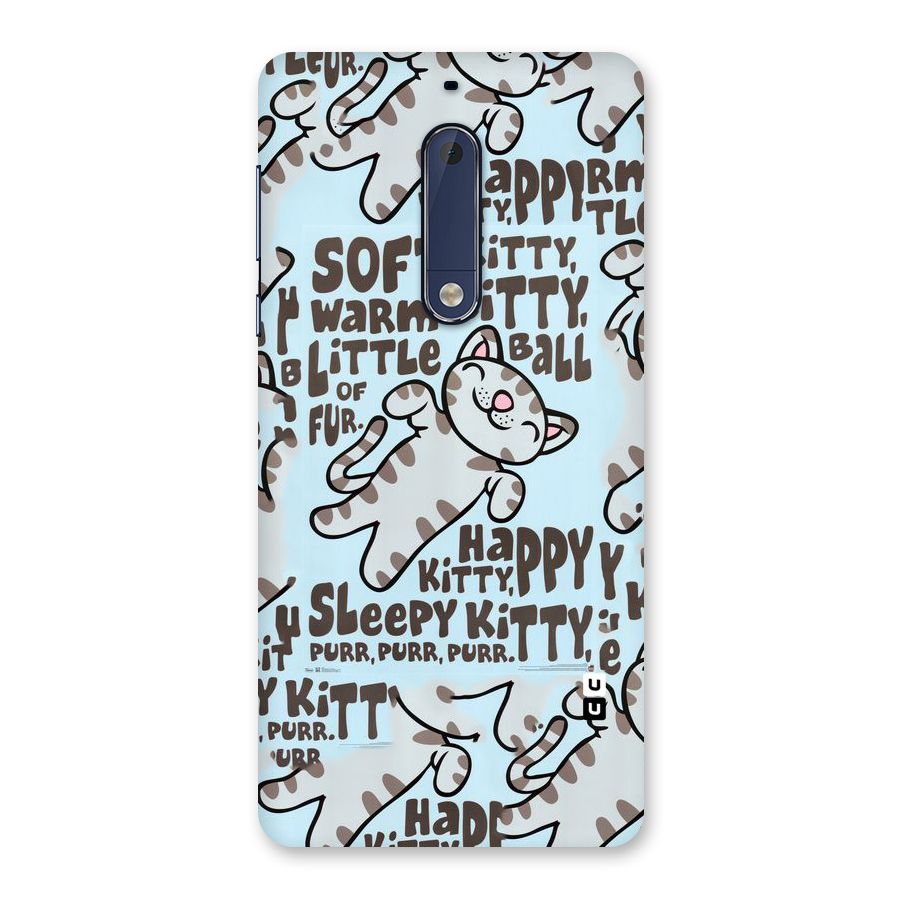 Kitty Pattern Back Case for Nokia 5