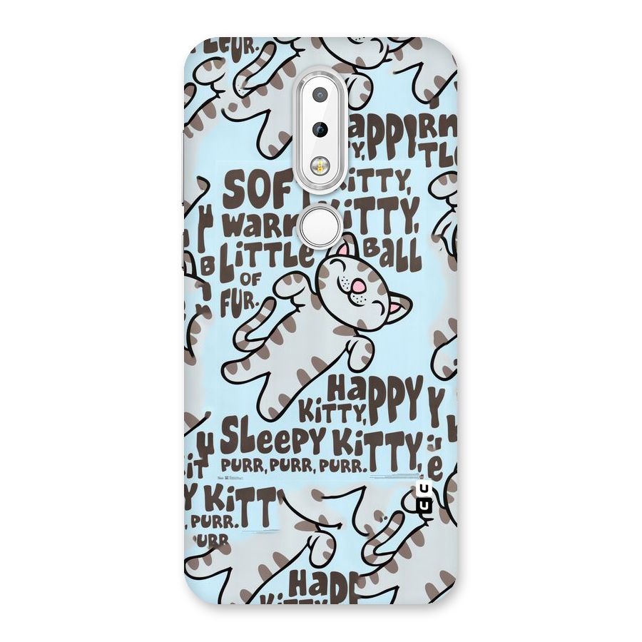 Kitty Pattern Back Case for Nokia 6.1 Plus