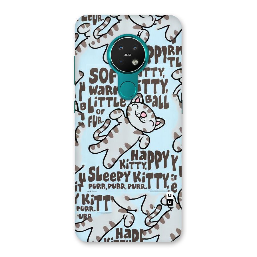 Kitty Pattern Back Case for Nokia 7.2