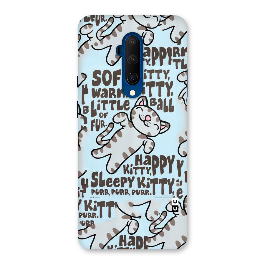 Kitty Pattern Back Case for OnePlus 7T Pro
