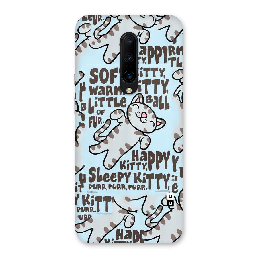 Kitty Pattern Back Case for OnePlus 7 Pro