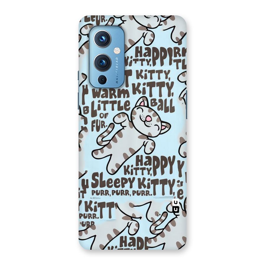 Kitty Pattern Back Case for OnePlus 9