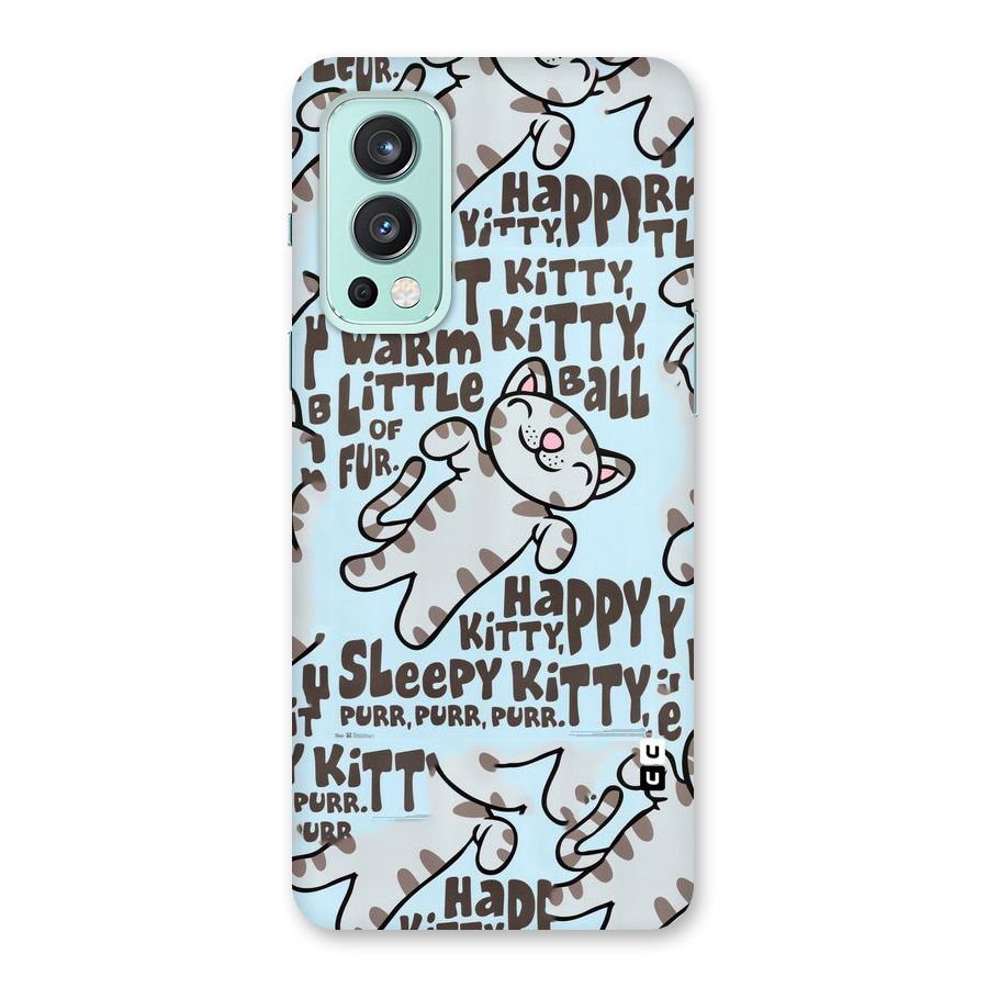 Kitty Pattern Back Case for OnePlus Nord 2 5G
