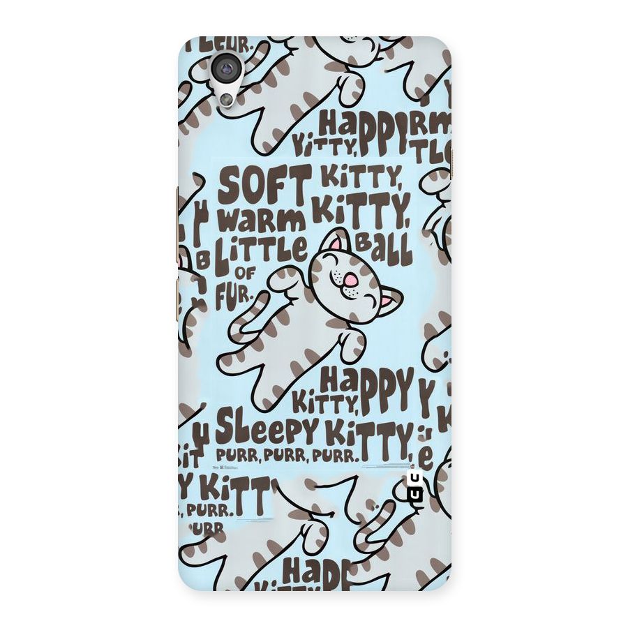 Kitty Pattern Back Case for OnePlus X