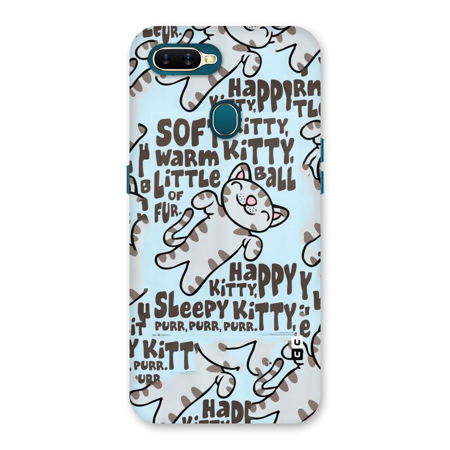 Kitty Pattern Back Case for Oppo A11k