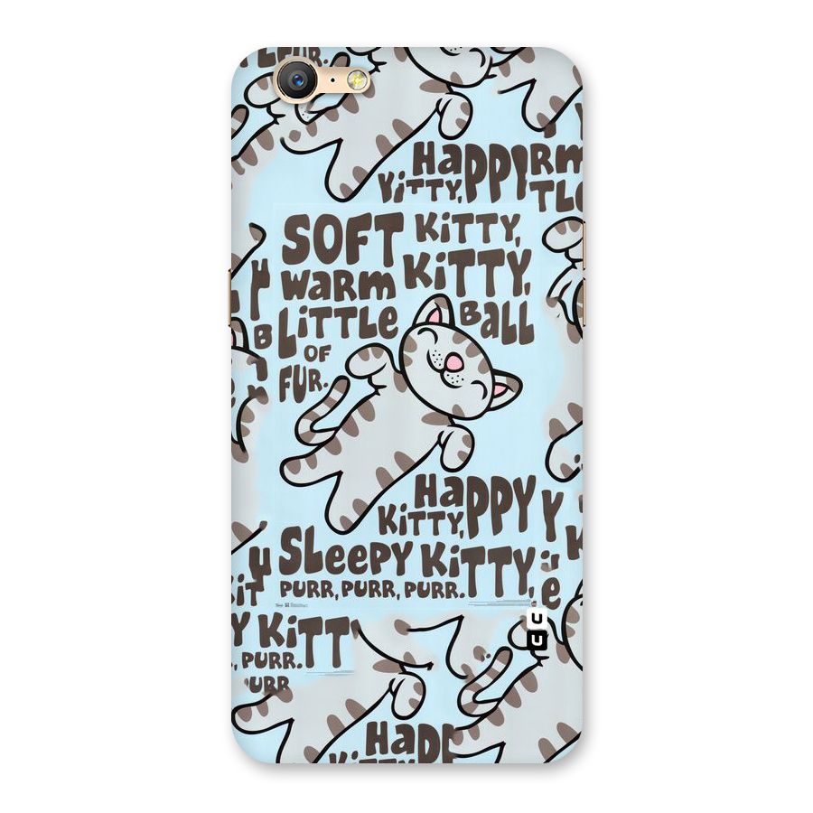 Kitty Pattern Back Case for Oppo A57