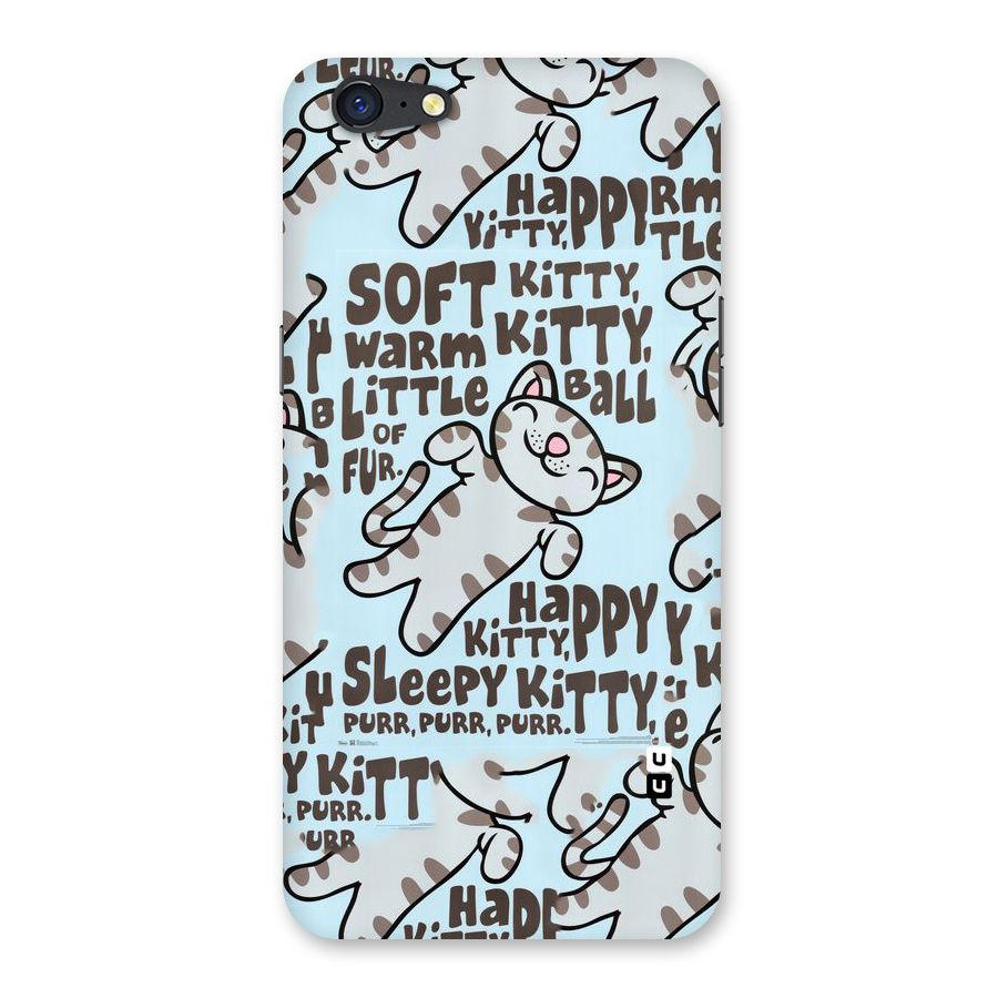 Kitty Pattern Back Case for Oppo A71