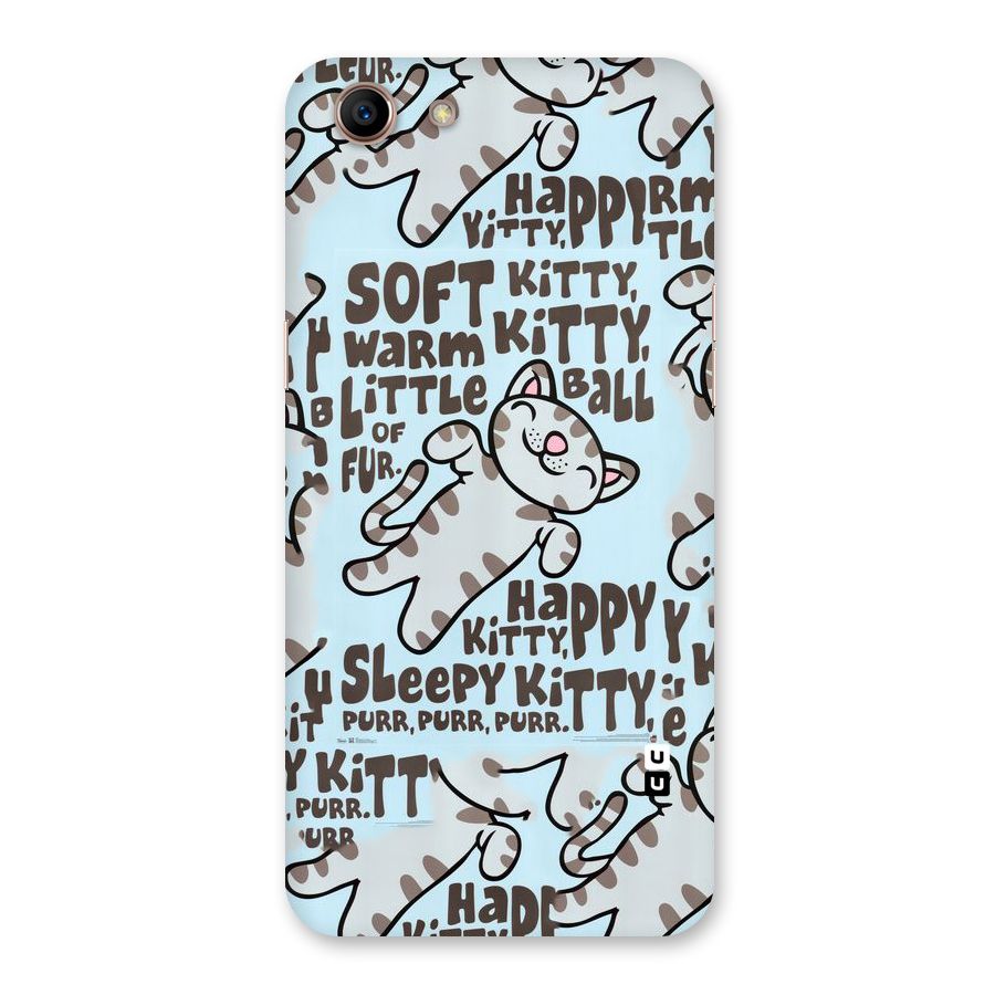 Kitty Pattern Back Case for Oppo A83 (2018)