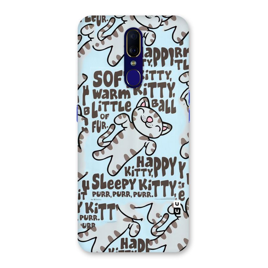 Kitty Pattern Back Case for Oppo F11