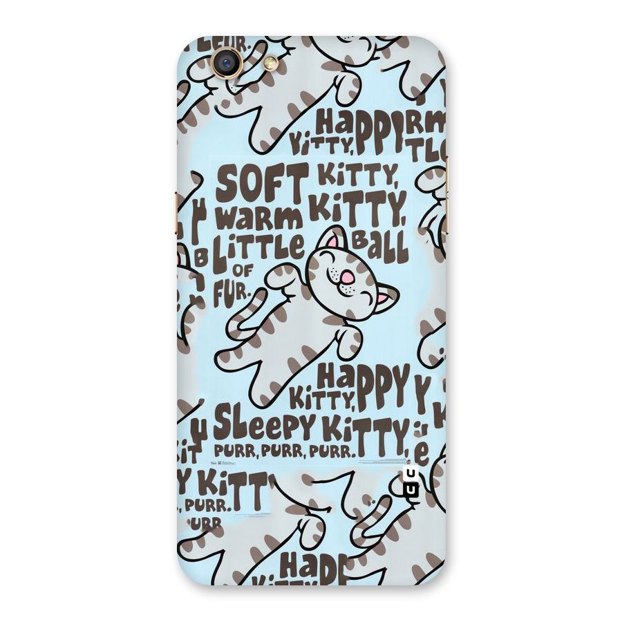 Kitty Pattern Back Case for Oppo F3