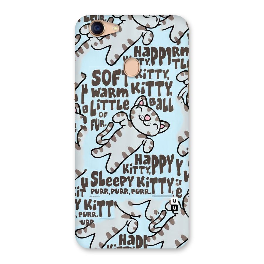 Kitty Pattern Back Case for Oppo F5
