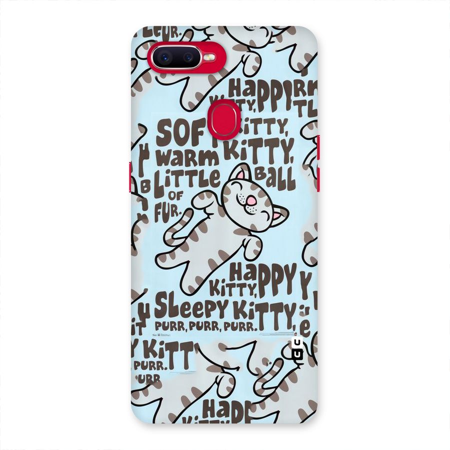 Kitty Pattern Back Case for Oppo F9 Pro