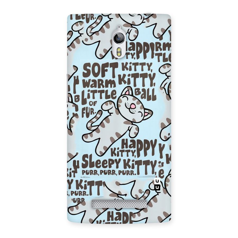 Kitty Pattern Back Case for Oppo Find 7