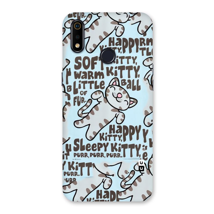 Kitty Pattern Back Case for Realme 3i