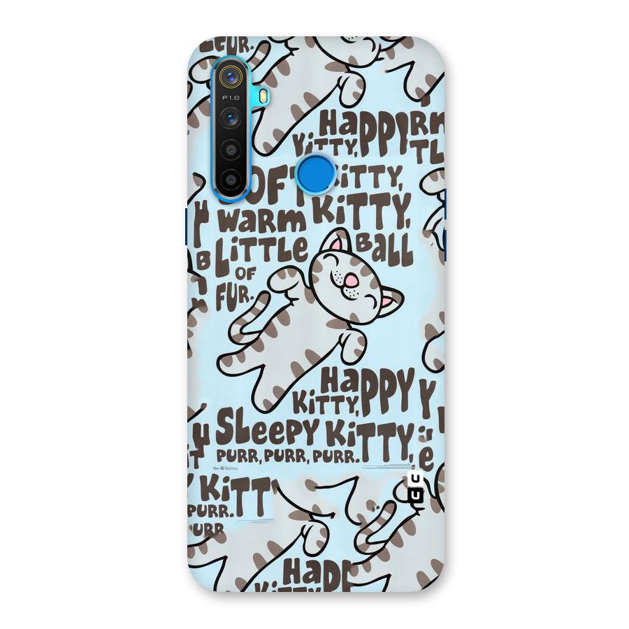 Kitty Pattern Back Case for Realme 5s