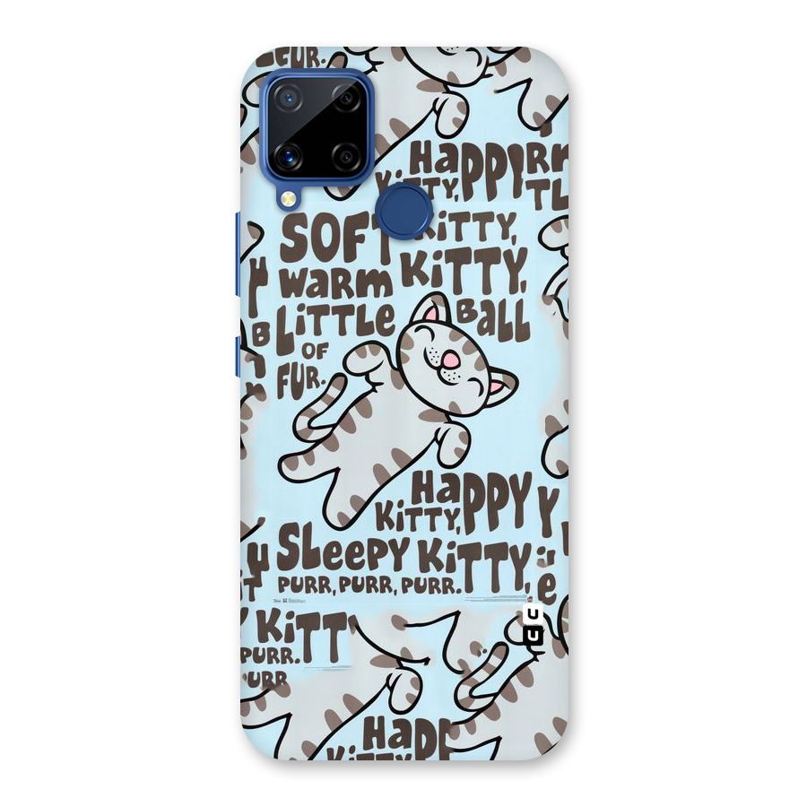 Kitty Pattern Back Case for Realme C15