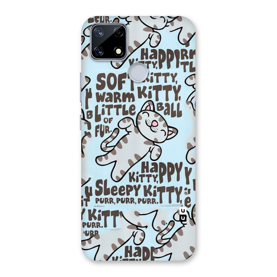 Kitty Pattern Back Case for Realme Narzo 20