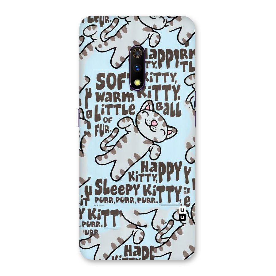 Kitty Pattern Back Case for Realme X