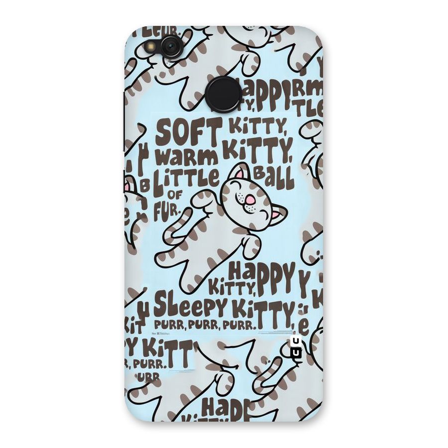 Kitty Pattern Back Case for Redmi 4
