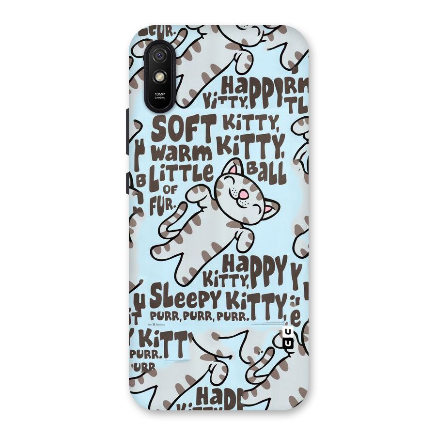 Kitty Pattern Back Case for Redmi 9A